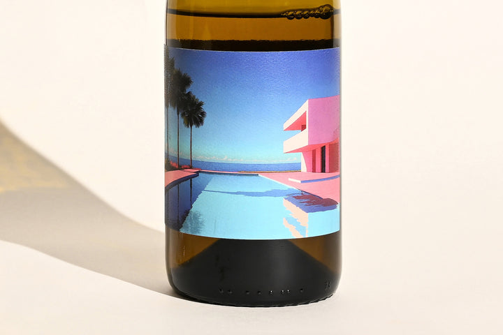 Close-up of Swick Wines 2022 Poolz 